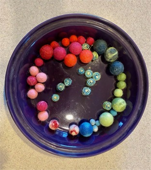 Wet Felted Beads (Gr. K-3) (In-person)