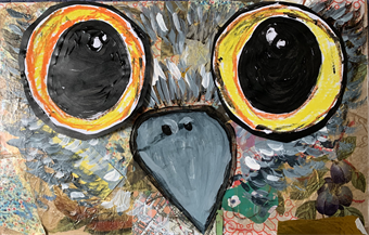 Online: Owl Collage for Kids (Gr K-4)