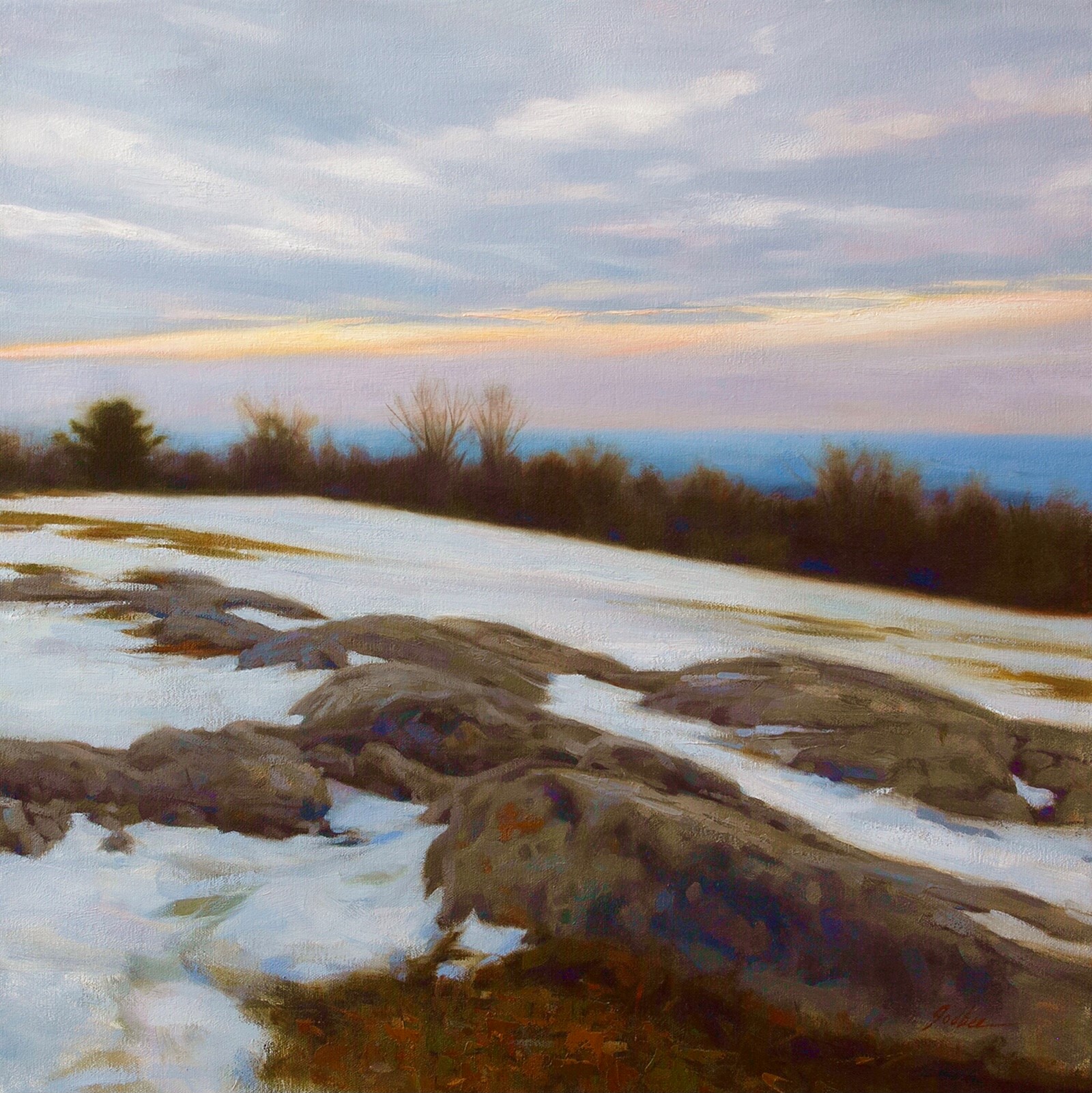 414-Morning Oil Landscape