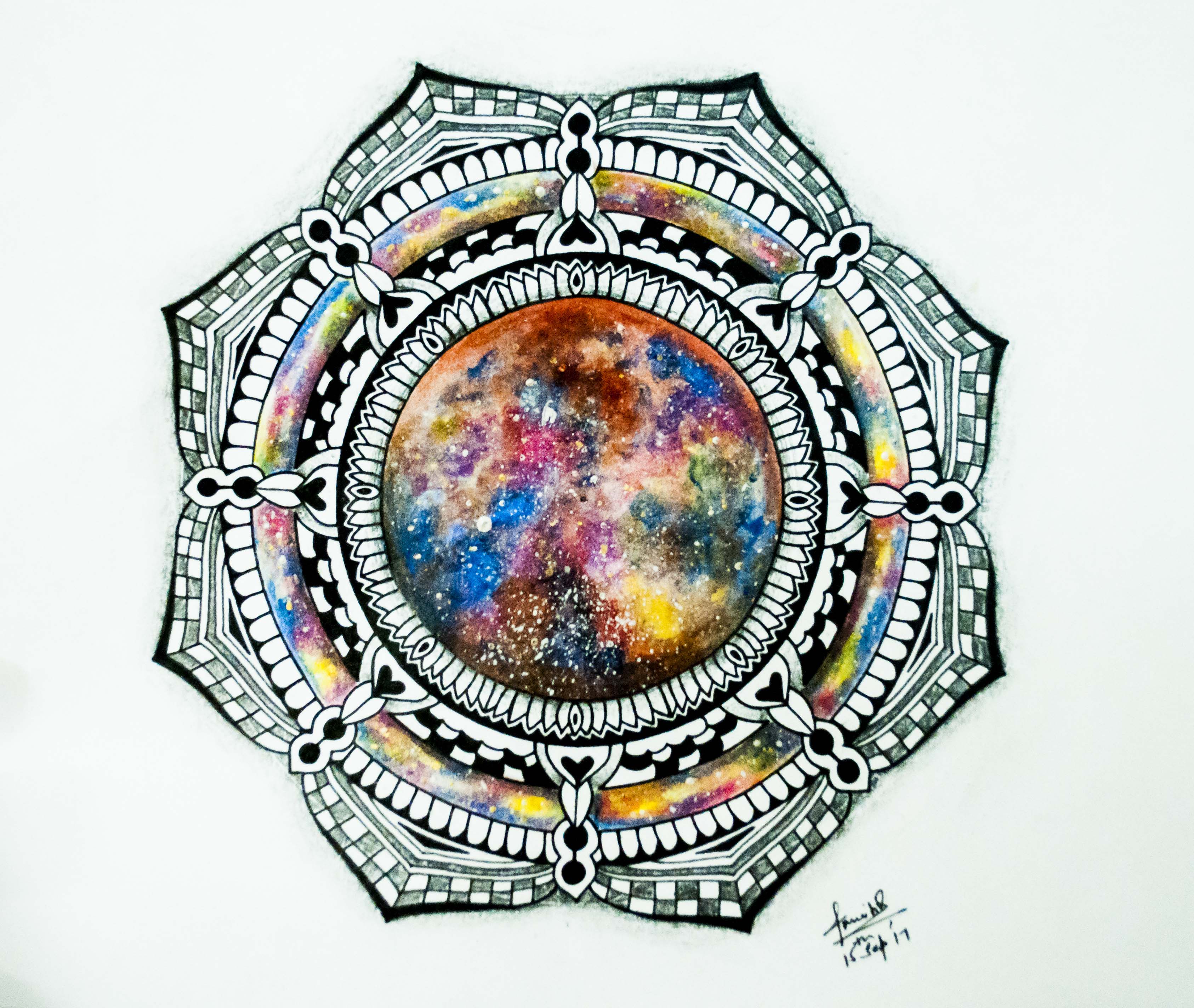 152-Galaxy Painting Mandala