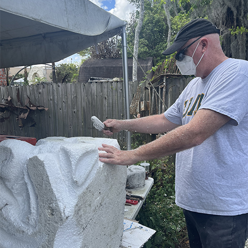 Carving Styrofoam Sculptures March 16-17