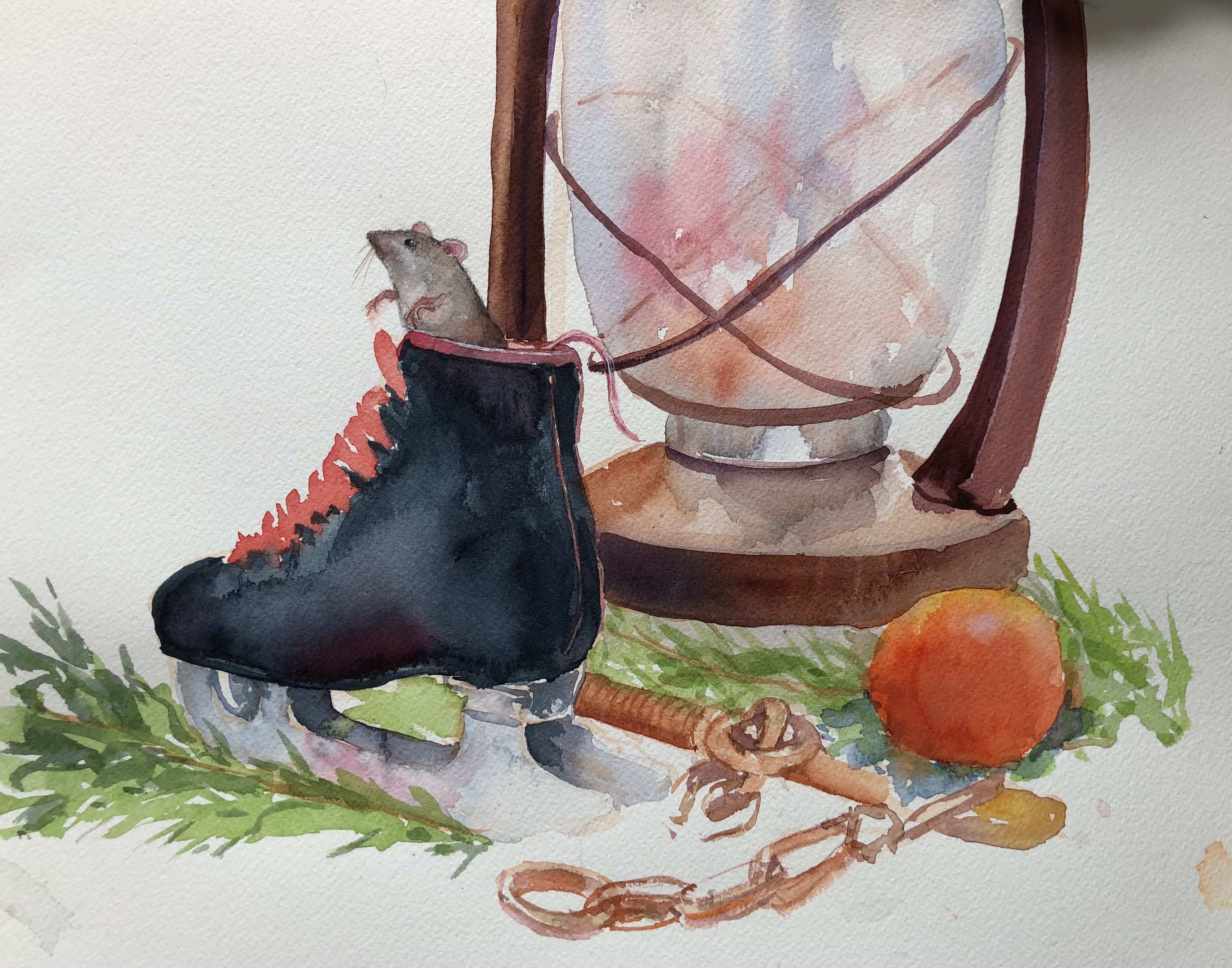 208-Morning Watercolor