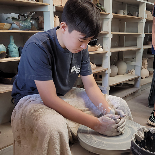 Art Immersion-Wheel Throwing (ages 12-16) 6/2