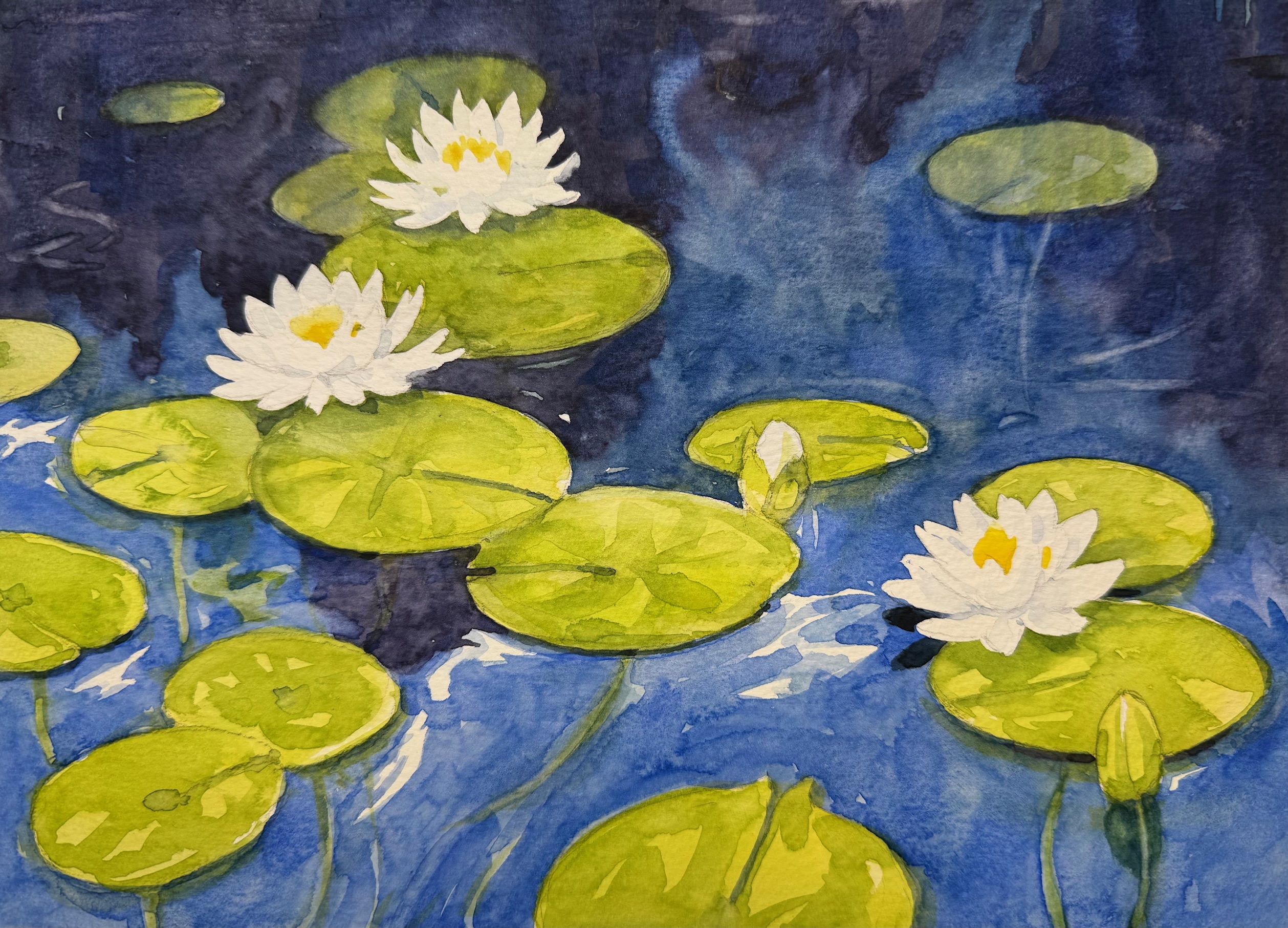 324-Watercolor Workshop: Waterlilies