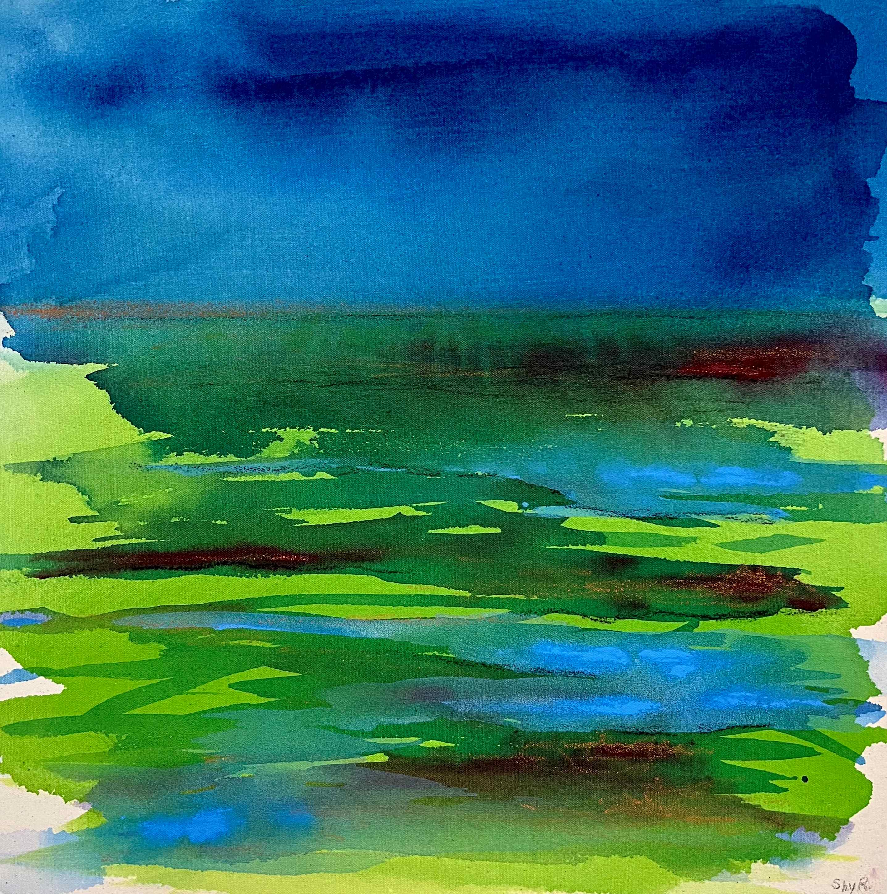 418-Evening Painting