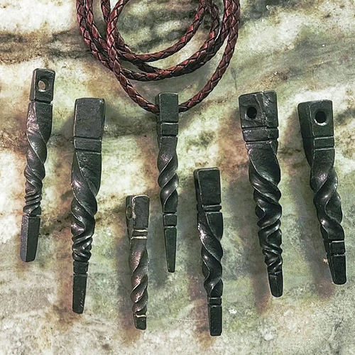 Forging Small Twisted Pendants 11/14/26