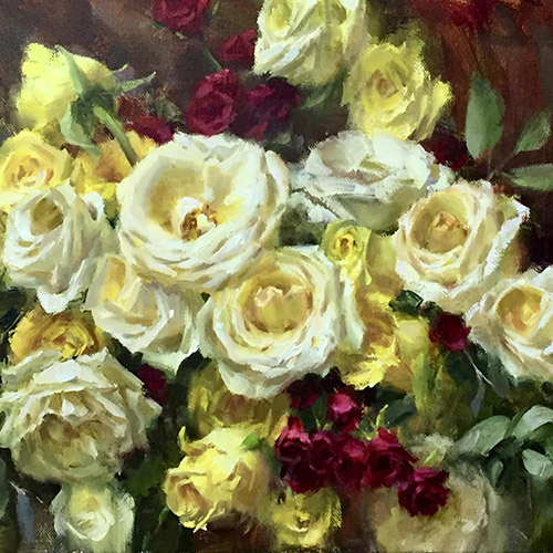 Expressive Still Life with Emphasis on Flowers 10/17 and 10/18