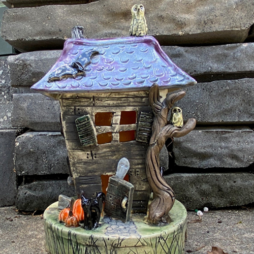 Haunted House of Clay (ages 6 & up)  (Adult & Child Workshop)